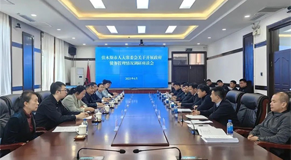 市人大常委会调研组到桦南县调研政府债券管理情况